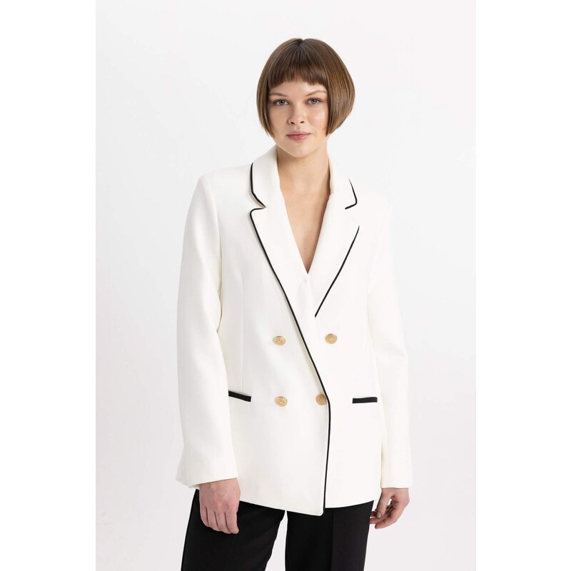 DEFACTO Oversize Fit Jacket Collar Blazer