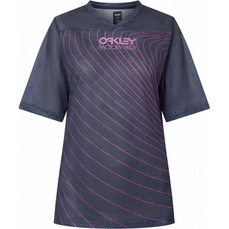 Dres cyklo Oakley Factory Pilot Rc SS Velikost: 34 šedá/růžová 91435075