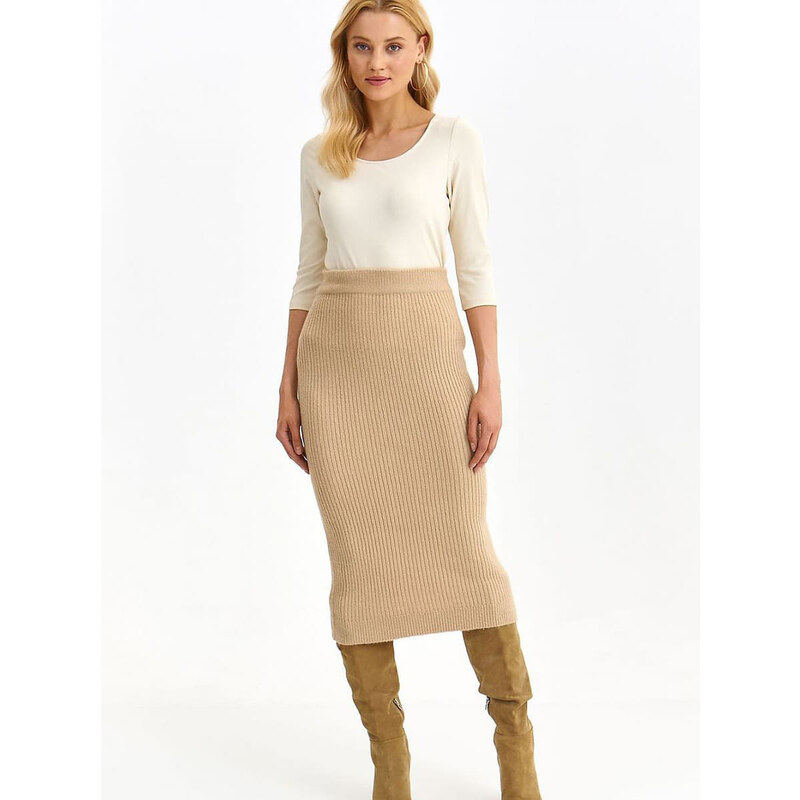 Sukně Top Secret model 186875 Beige