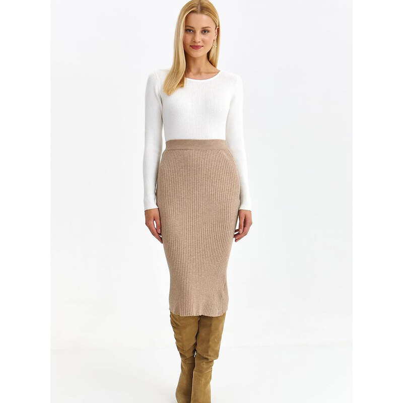 Sukně Top Secret model 187670 Beige