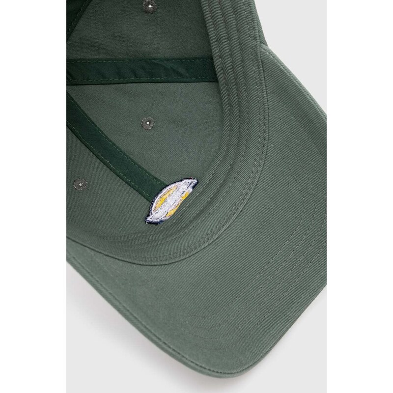 Čepice Dickies zelená barva, s aplikací
