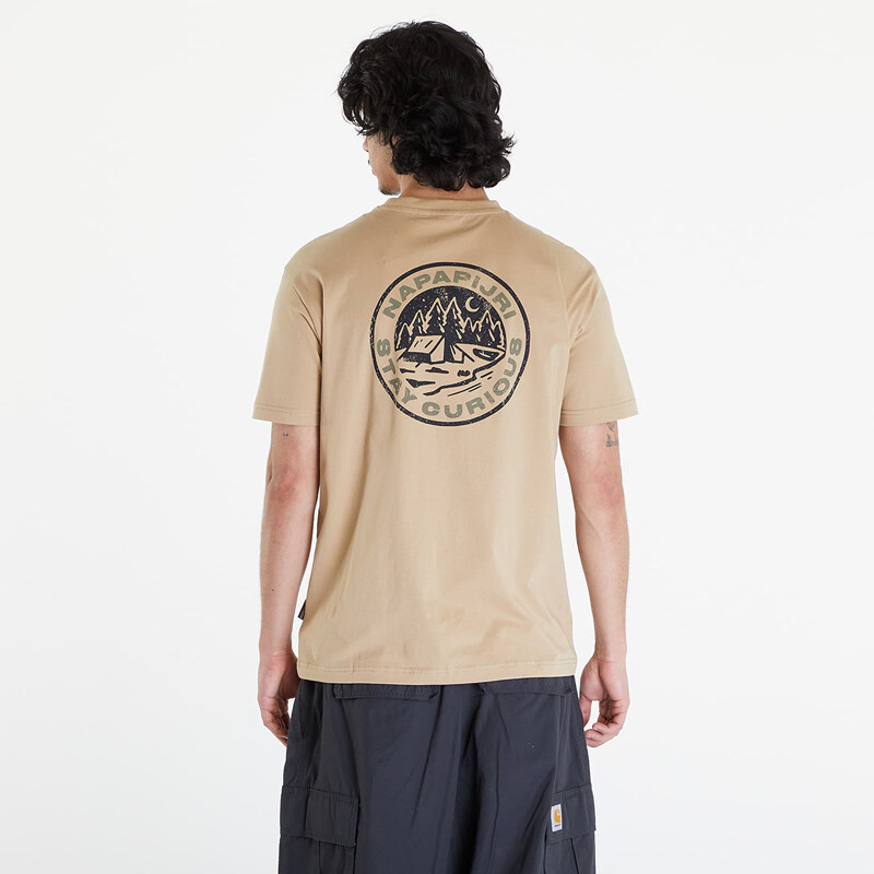 Pánské tričko Napapijri Kotcho Short Sleeve T-Shirt Beige
