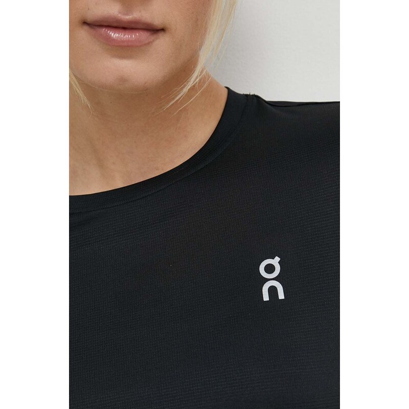 Běžecké triko s dlouhým rukávem On-running Core černá barva