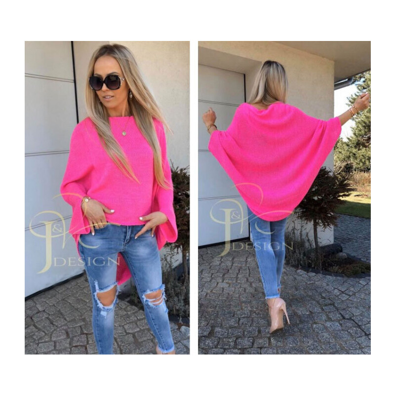 Fashionweek Báječný svetr s netopýřím rukávem SYLVIA 49023469