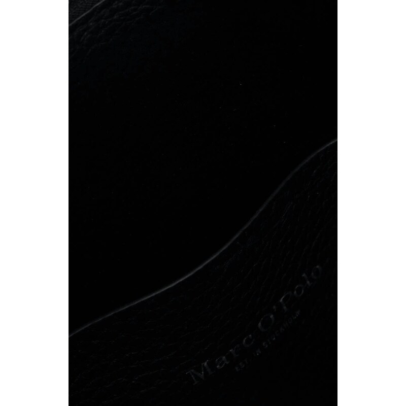 Kožená kabelka Marc O'Polo černá barva, 40219650801109