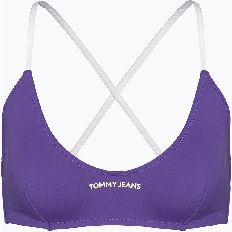 Horní díl plavek Tommy Jeans Bralette quantum purple