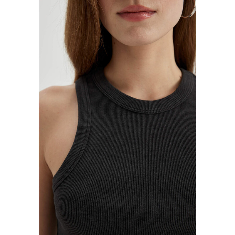 DEFACTO Slim Fit Camisole Halter Collar Undershirt