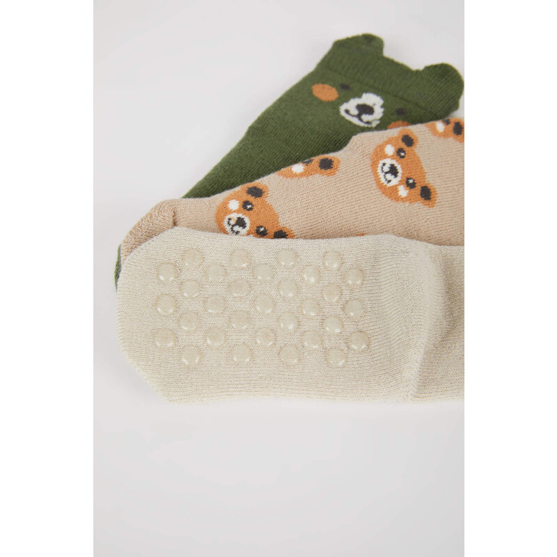 DEFACTO Baby Boy Anti-Slip Sole Cotton Long Socks