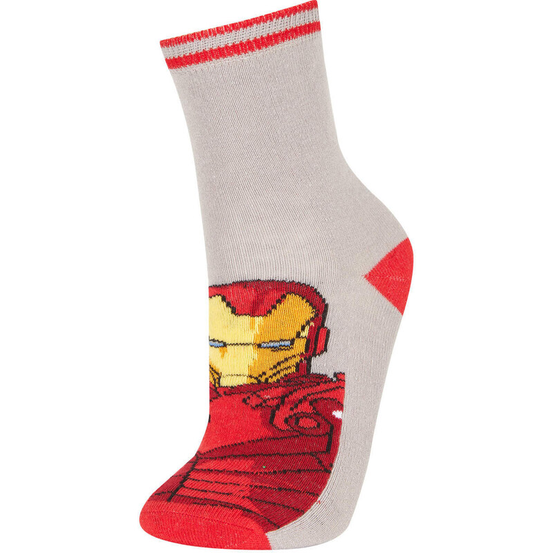 DEFACTO Boy Marvel Avengers 3 Piece Cotton Long Socks