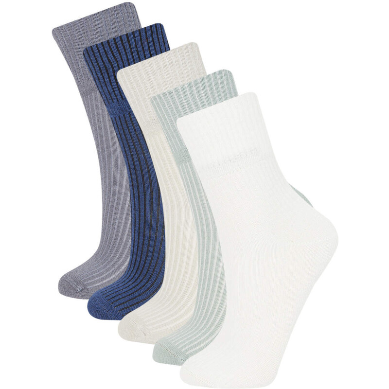 DEFACTO Boy 5 Piece Cotton Long Socks