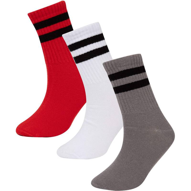 DEFACTO Boy 3 Piece Cotton Long Socks