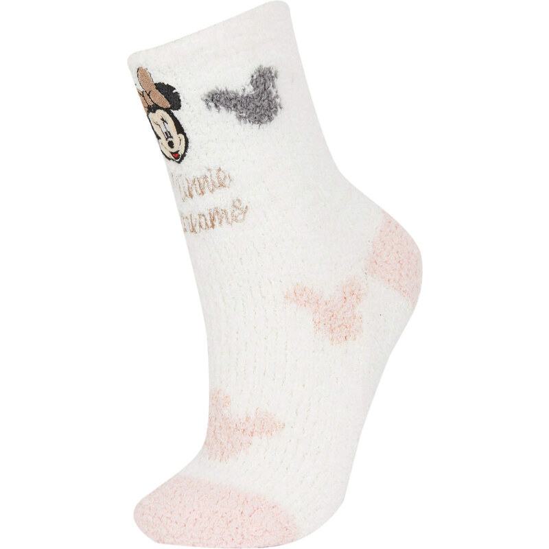 DEFACTO Girl Mickey & Minnie Licensed Terry Socks