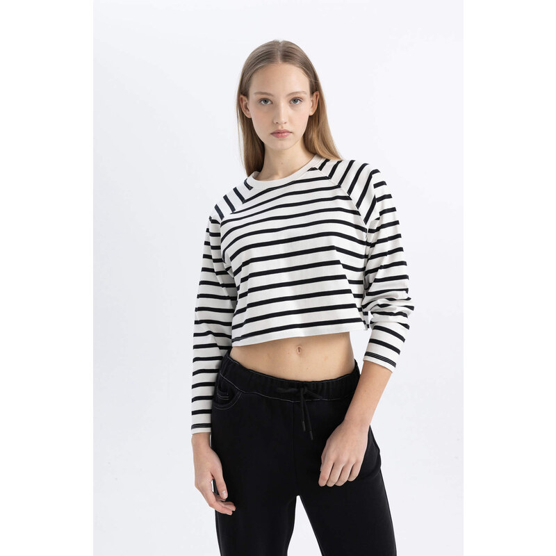 DEFACTO Loose Fit Long Sleeve T-Shirt