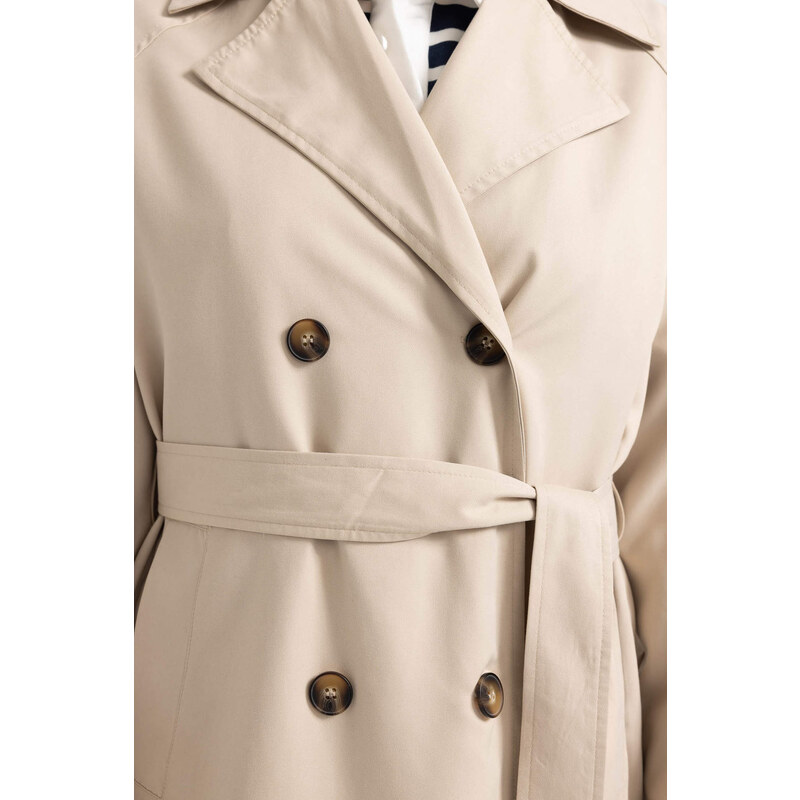 DEFACTO Waterproof Relax Fit Trench Coat