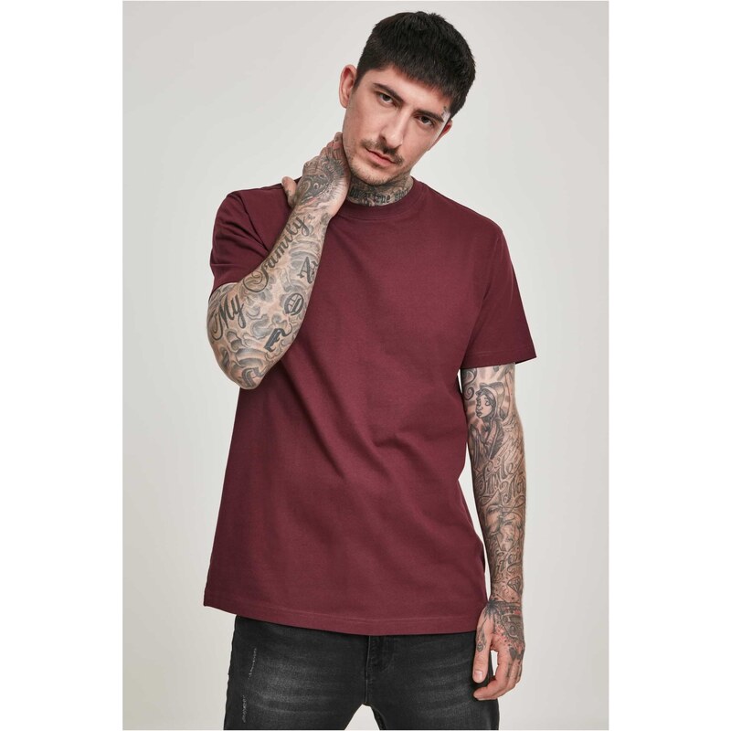 Urban Classics Tričko vínově červená