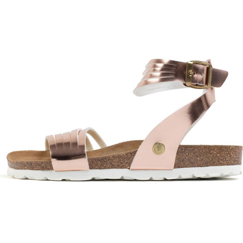 Bayton Sandály Gipsy hnědá / pink / bílá