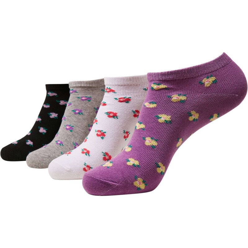 Urban Classics Ťapky šedý melír / tmavě fialová / černá / bílá