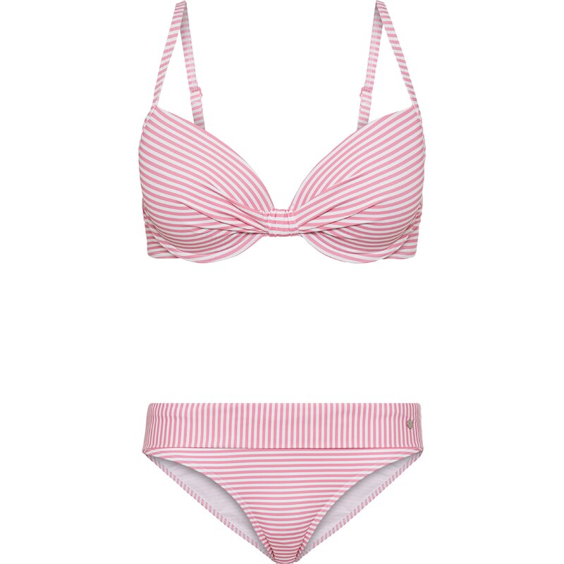 s.Oliver Bikiny světle růžová / bílá 75123980