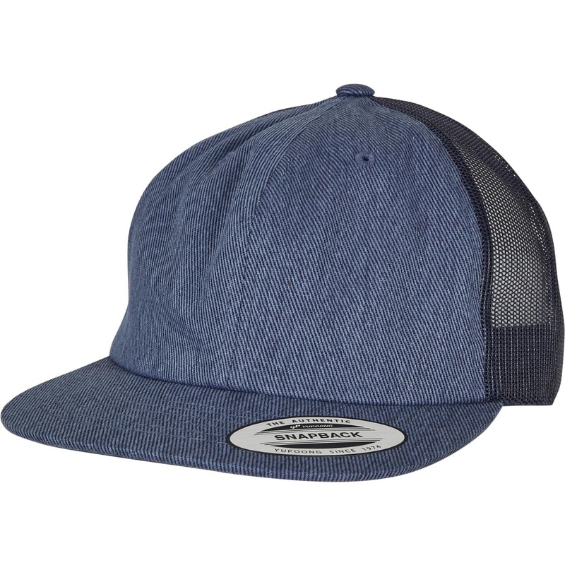 Flexfit Čepice Denim Trucker modrá džínovina / bílá 98146118