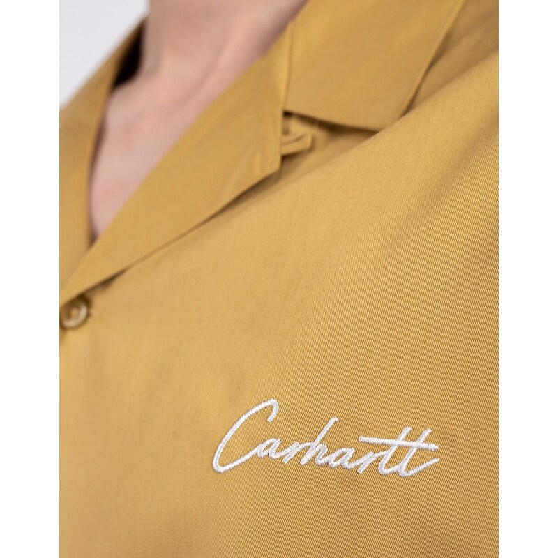 Carhartt WIP S/S Delray Shirt Bourbon/Wax