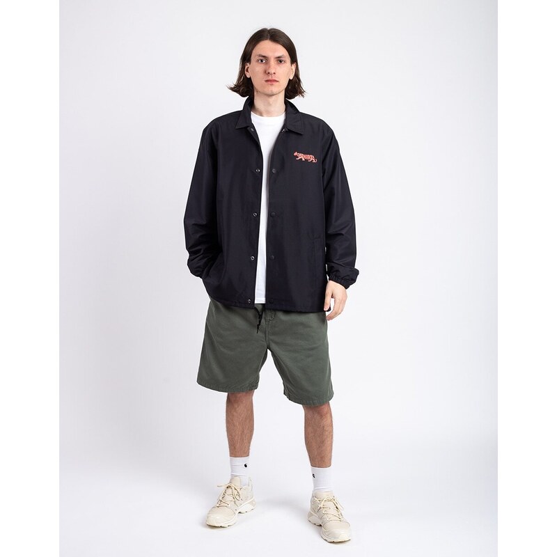 Carhartt WIP Rocky Coach Jacket Black/Samba/White