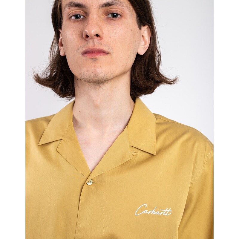 Carhartt WIP S/S Delray Shirt Bourbon/Wax