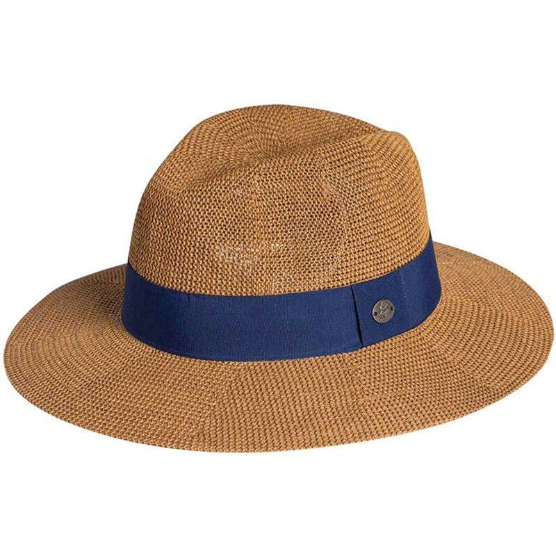 Karfil Hats Unisex letní klobouk Urbain hnědý