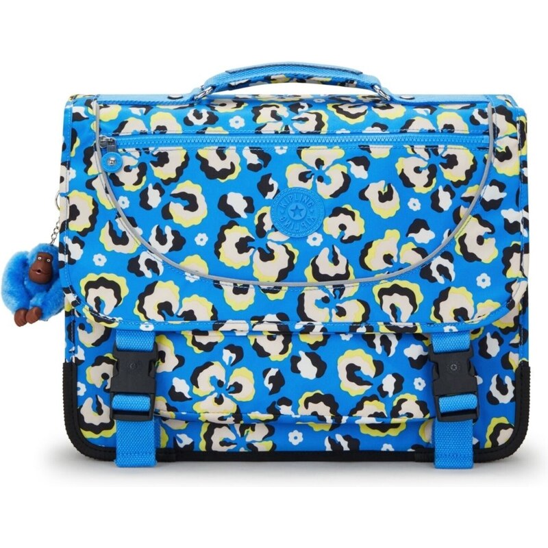 KIPLING Batoh PREPPY modrá / zelená / černá / bílá