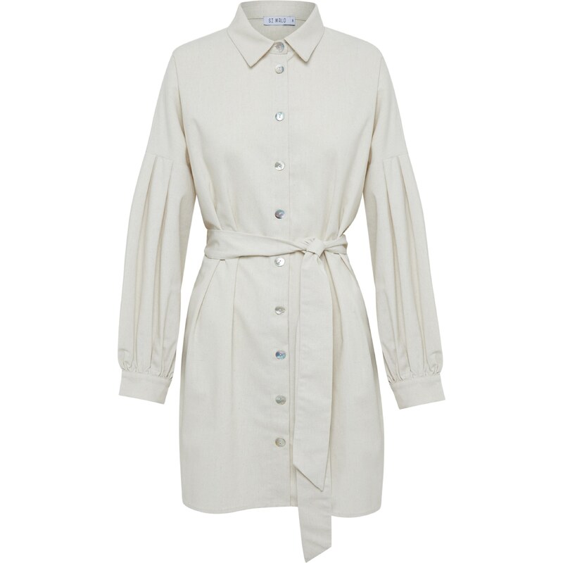 St MRLO Šaty BLIGH SHIRT DRESS tělová