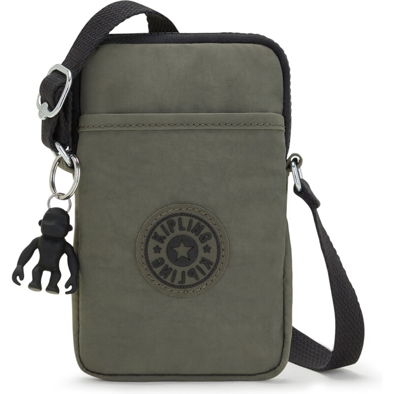 KIPLING Taška přes rameno Tally tmavě zelená / černá 98153493