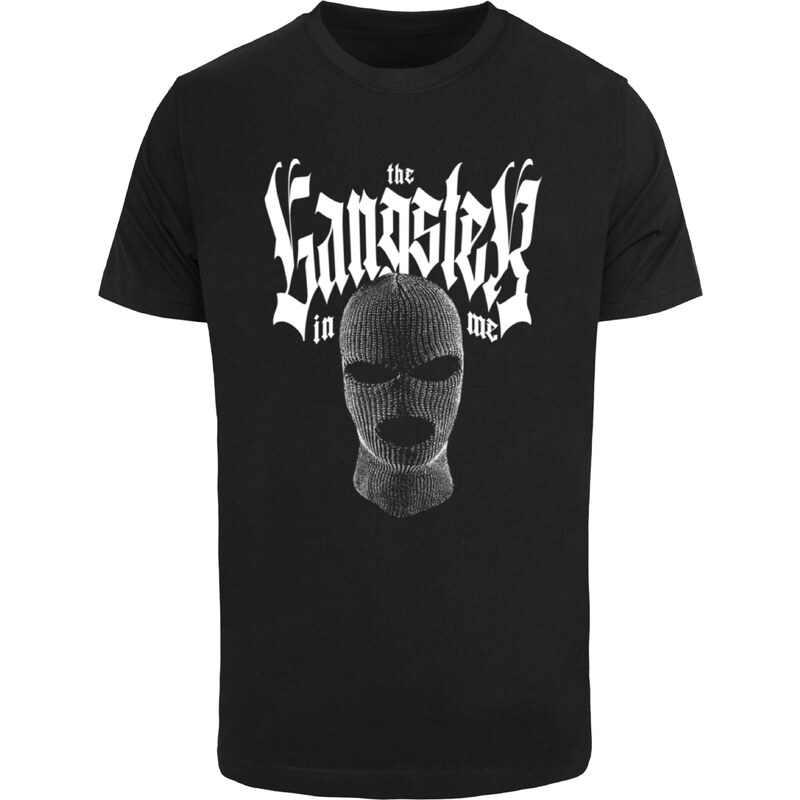 Mister Tee Tričko The Gangster In Me Tee černá / bílá