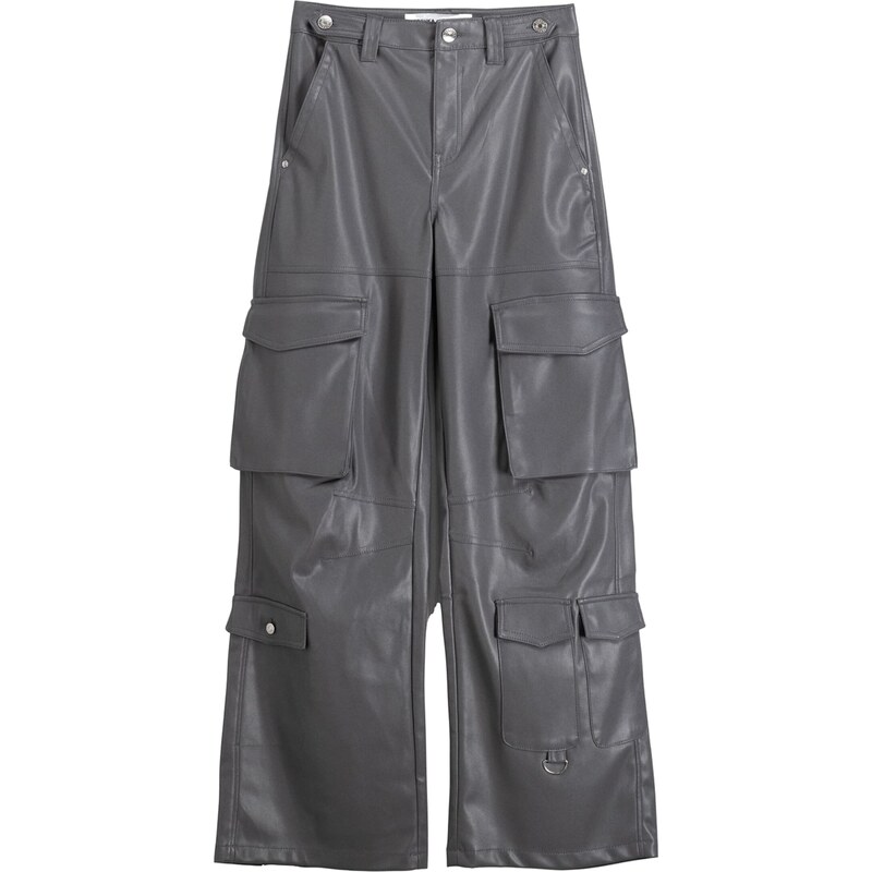Bershka Kapsáče tmavě šedá