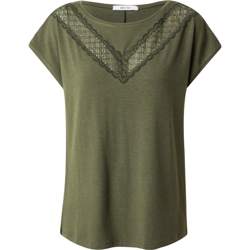 ABOUT YOU Tričko Royalty khaki 109496040