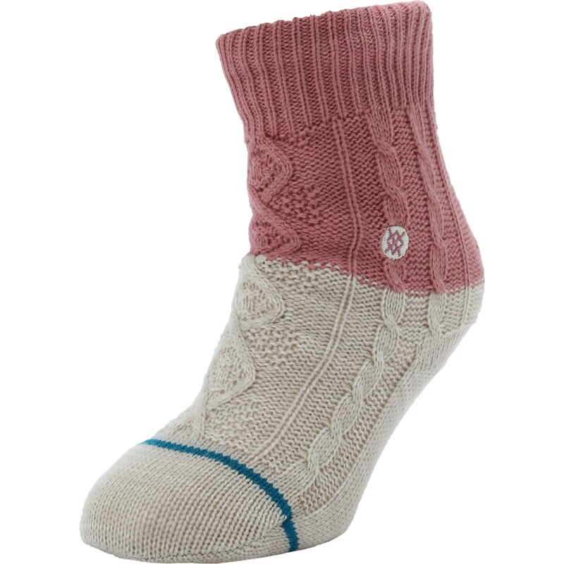 Stance Sportovní ponožky Chesapeake béžová / modrá / červený melír 95663027