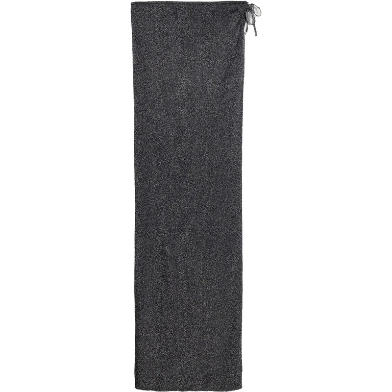 Bershka Sukně stříbrně šedá / černá