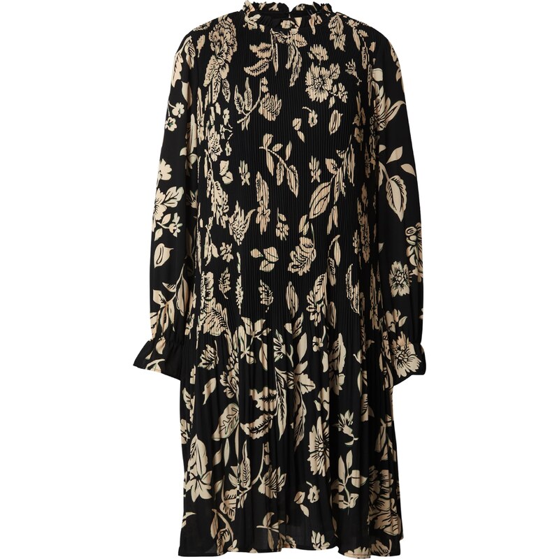 VERO MODA Šaty DORIT béžová / černá