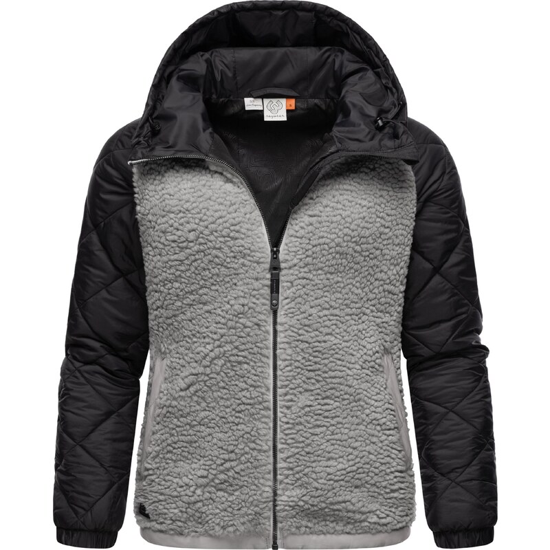 Ragwear Funkční fleecová mikina Leeloo šedá / černá