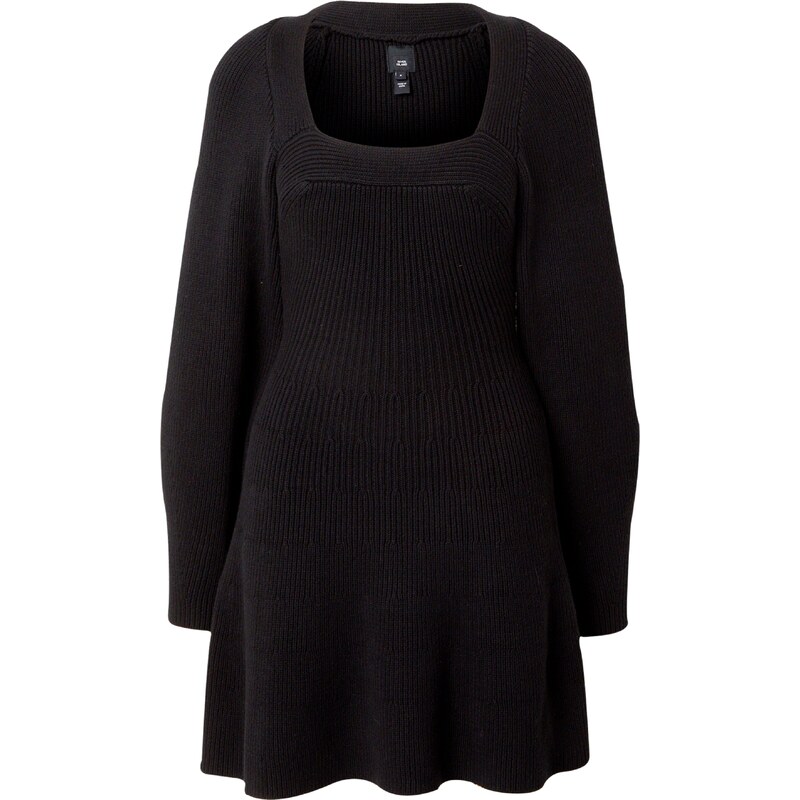 River Island Úpletové šaty TAYLA černá