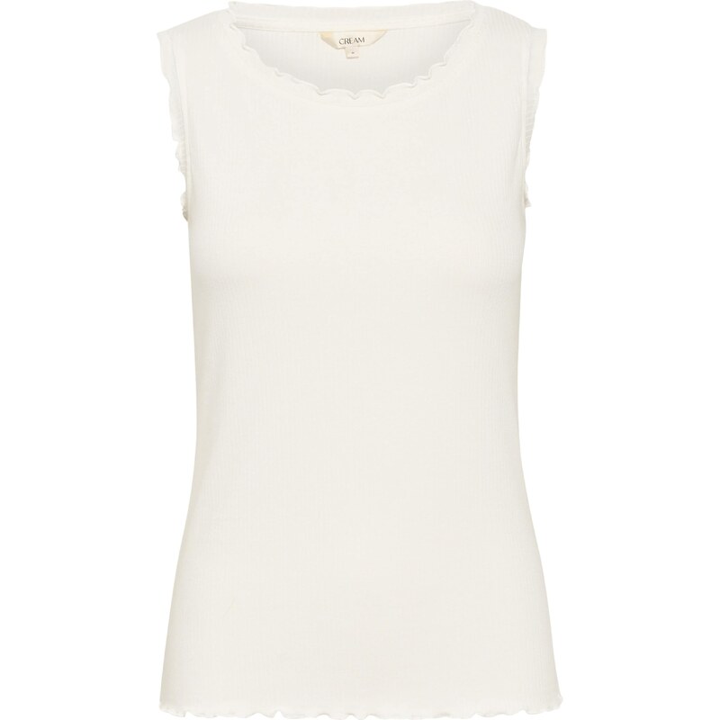 Cream Top Ribba přírodní bílá