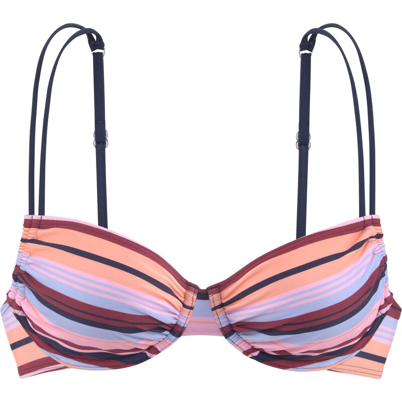 s.Oliver Horní díl plavek světlemodrá / meruňková / pink / tmavě 96937362