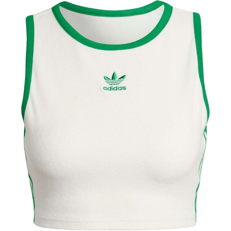 ADIDAS ORIGINALS Top zelená / bílá
