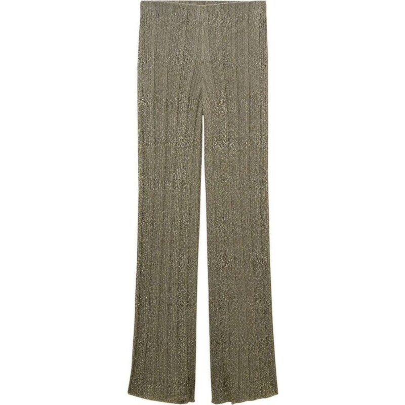 MANGO Kalhoty Flash khaki