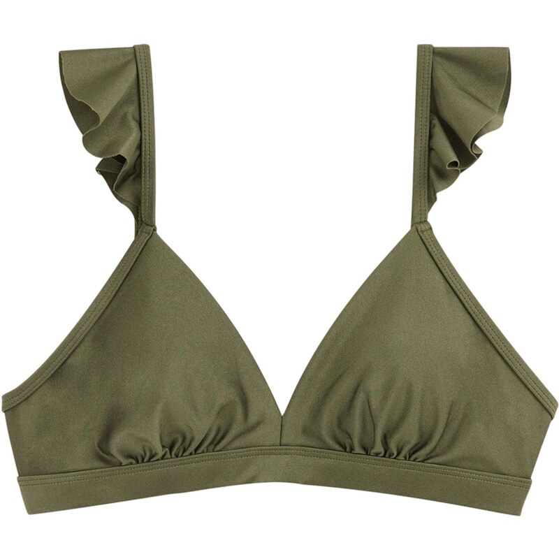 WE Fashion Horní díl plavek khaki