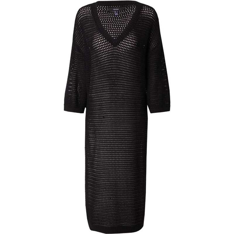 VERO MODA Úpletové šaty MADERA černá