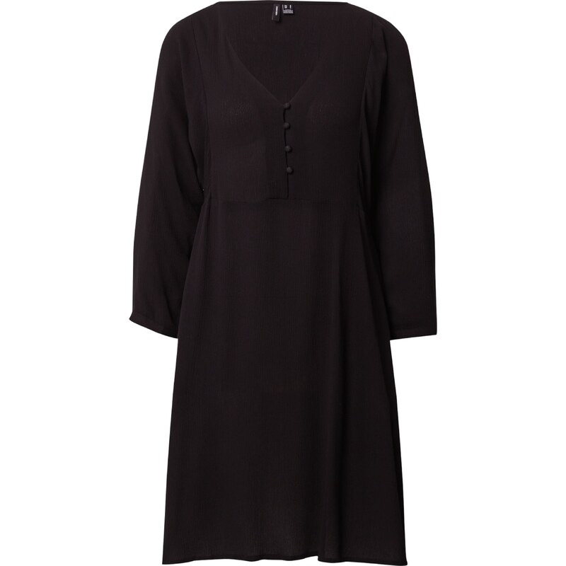 VERO MODA Košilové šaty MENNY černá