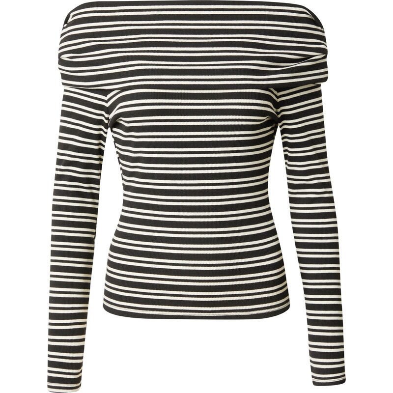 TOPSHOP Tričko černá / bílá