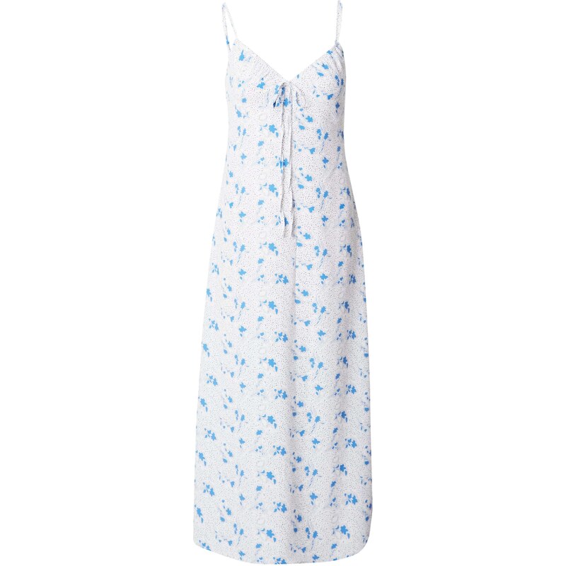 GLAMOROUS Letní šaty azurová / černá / offwhite