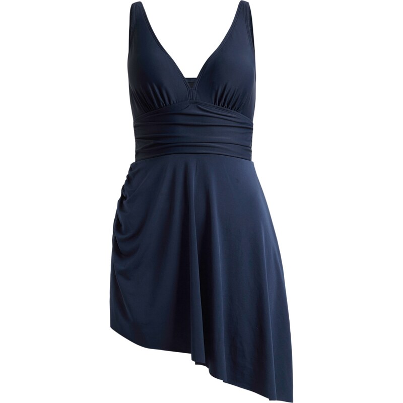 bonprix Koupací šaty Modrá