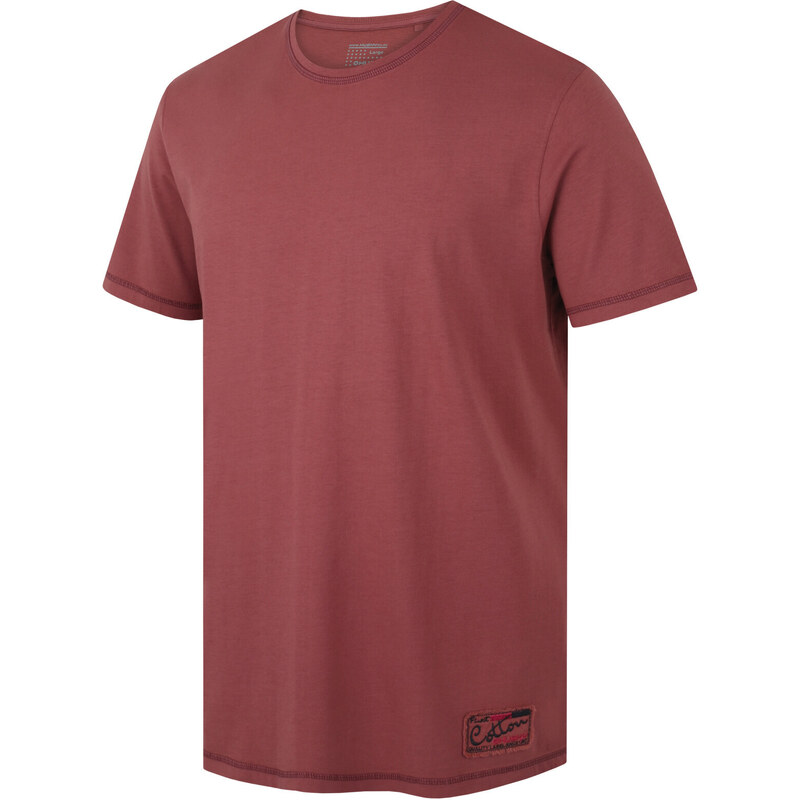 Pánské bavlněné triko HUSKY Tee Base M dark bordo