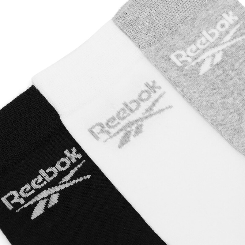 Sada 3 párů vysokých ponožek unisex Reebok